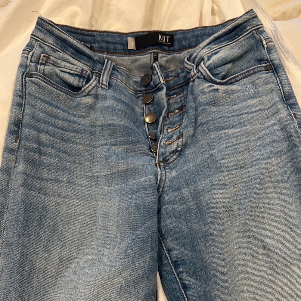 Kut from the Kloth High Rise Blue Denim Jeans